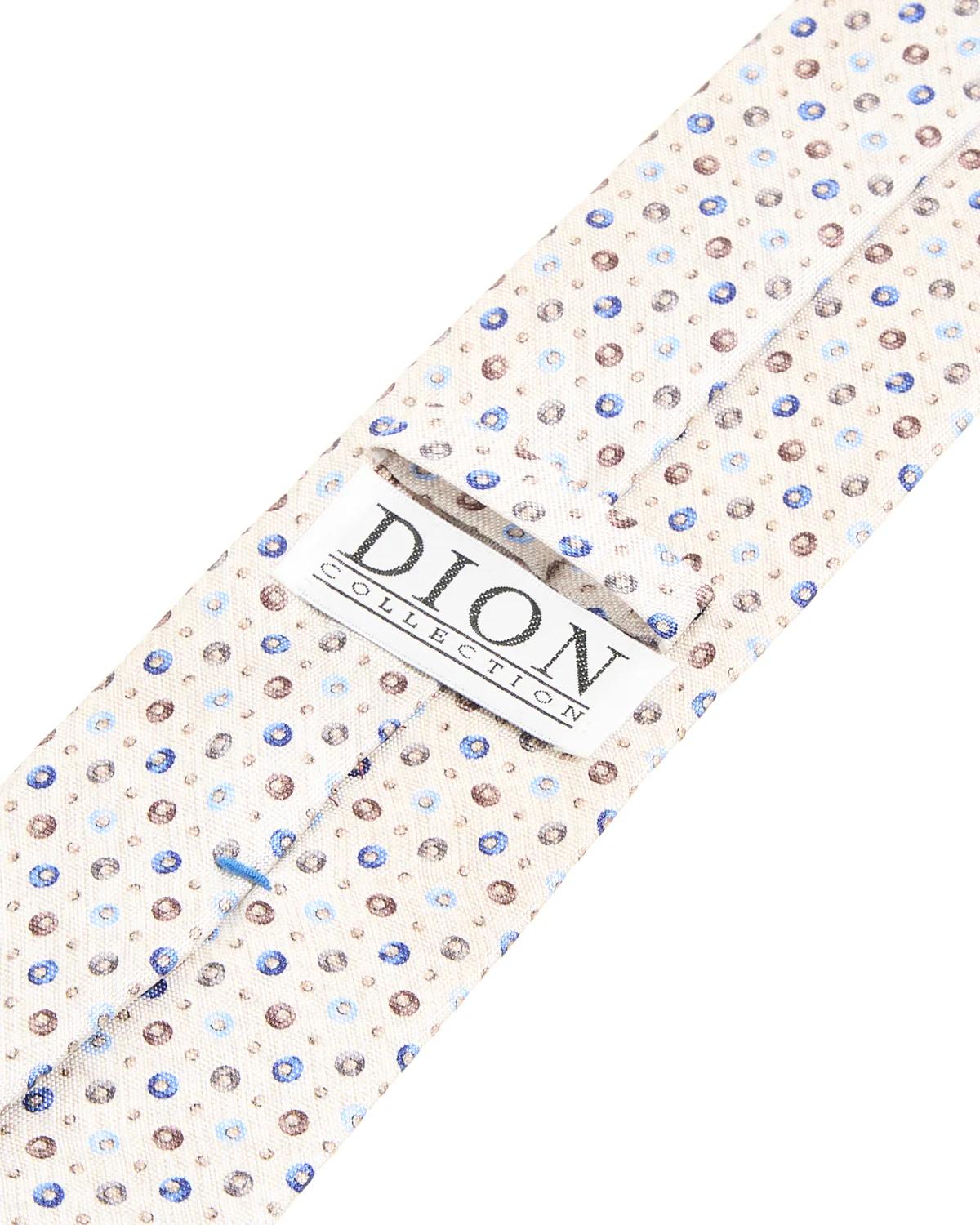 Stone Ring Dot Silk Tie - Image 2