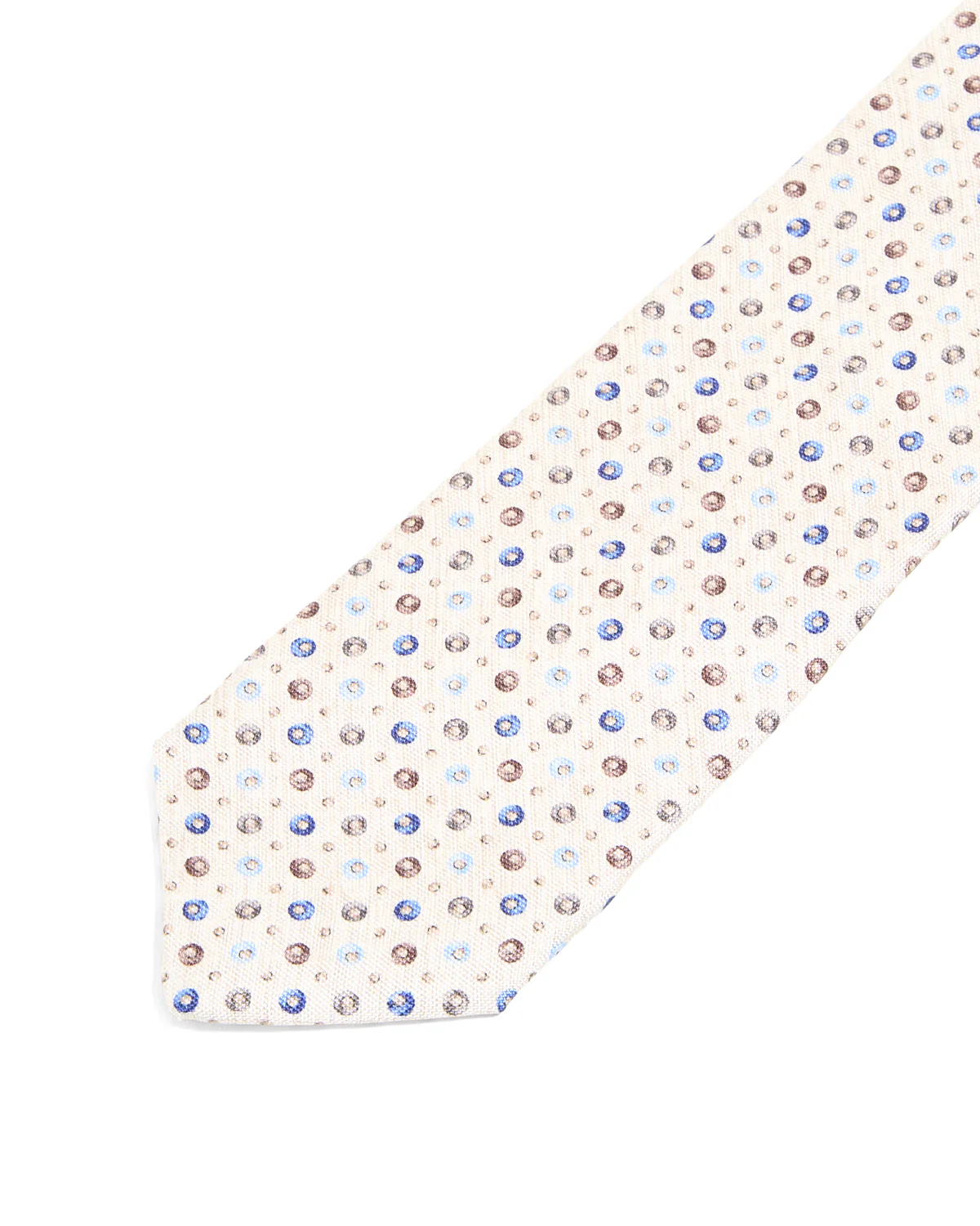 Stone Ring Dot Silk Tie - Image 3
