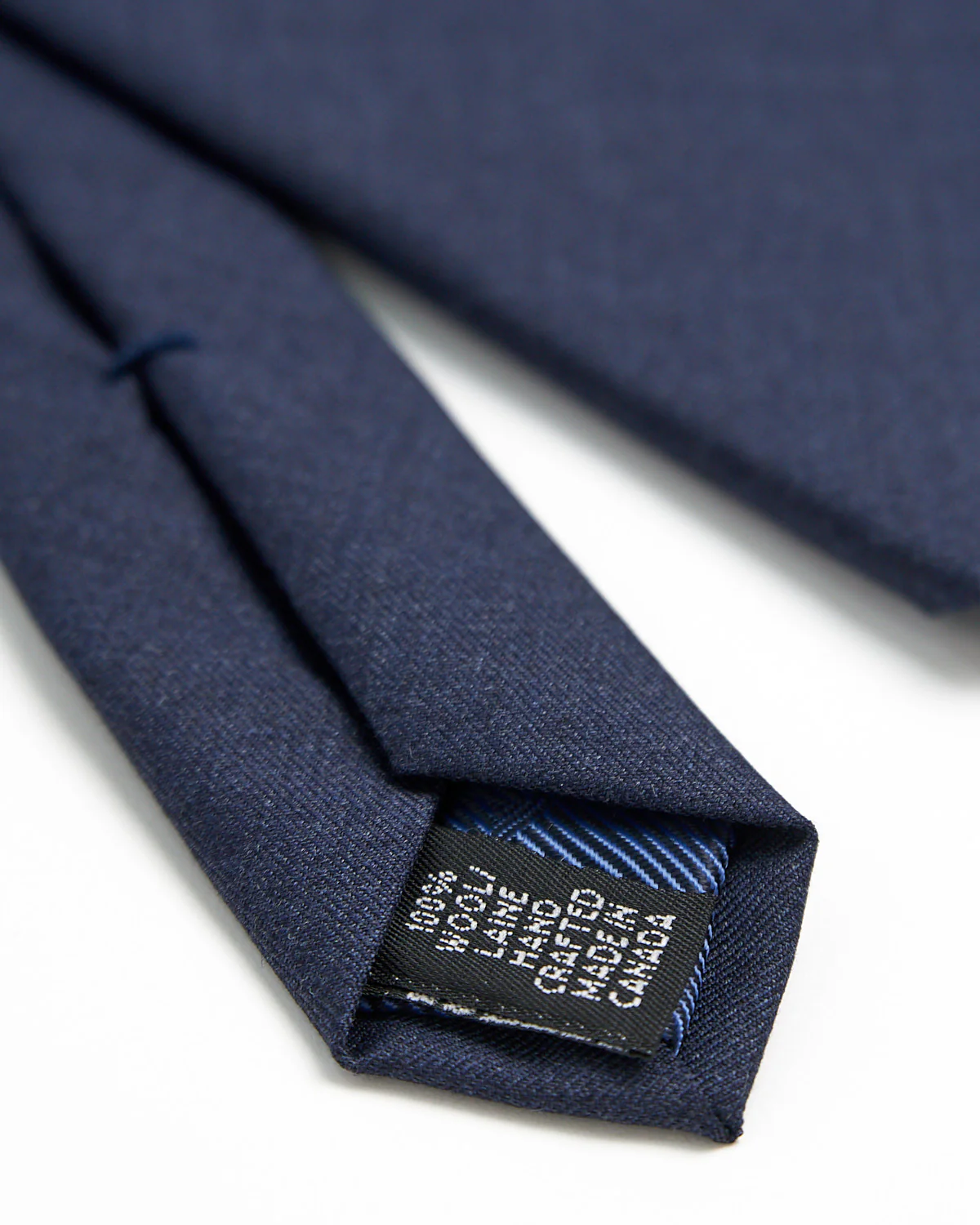 Wool Melange Twill Necktie - Image 3