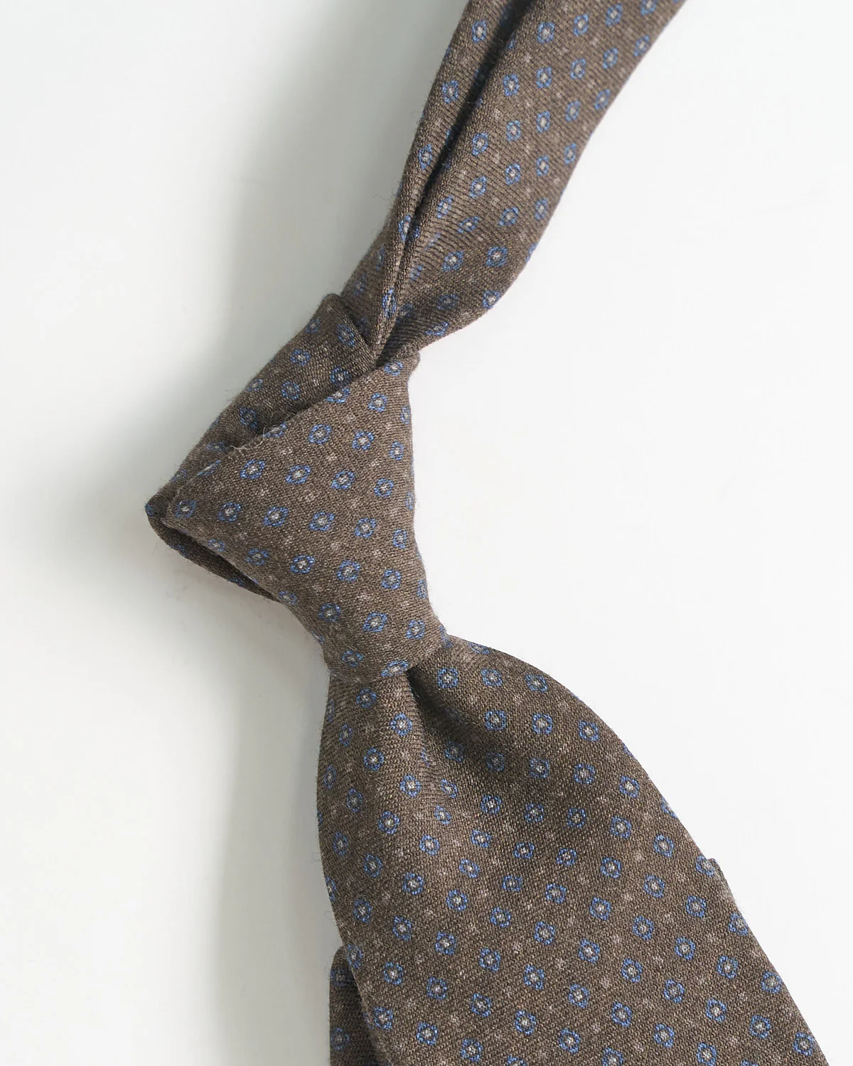 Wool Pin Dot Neat Print Tie - Image 2