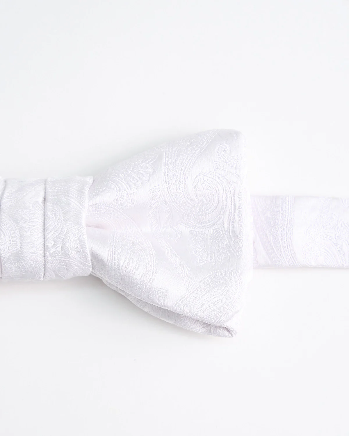Woven Paisley Silk Bowtie - Image 2