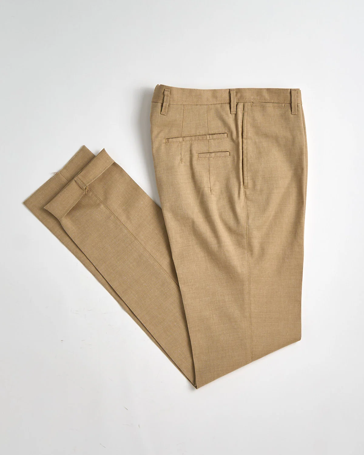 Chambray Oxford Stretch Linen Tech Trousers