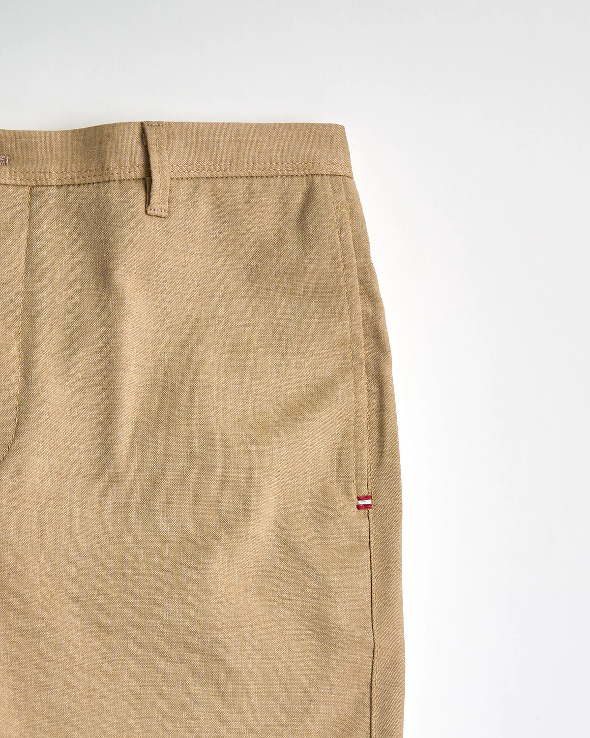 Chambray Oxford Stretch Linen Tech Trousers - Image 4