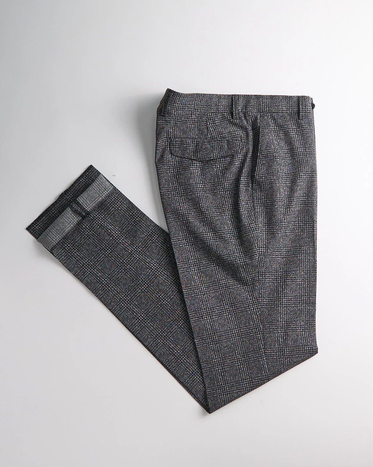 Cool Dots Printed Glen Check Ultralight Tech Trousers