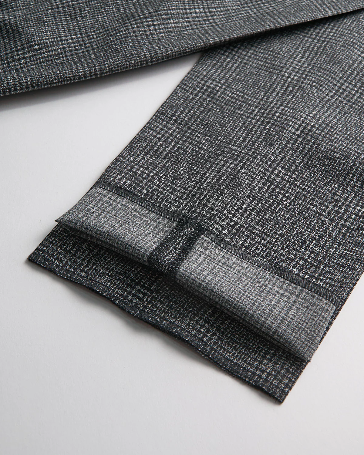 Cool Dots Printed Glen Check Ultralight Tech Trousers - Image 2