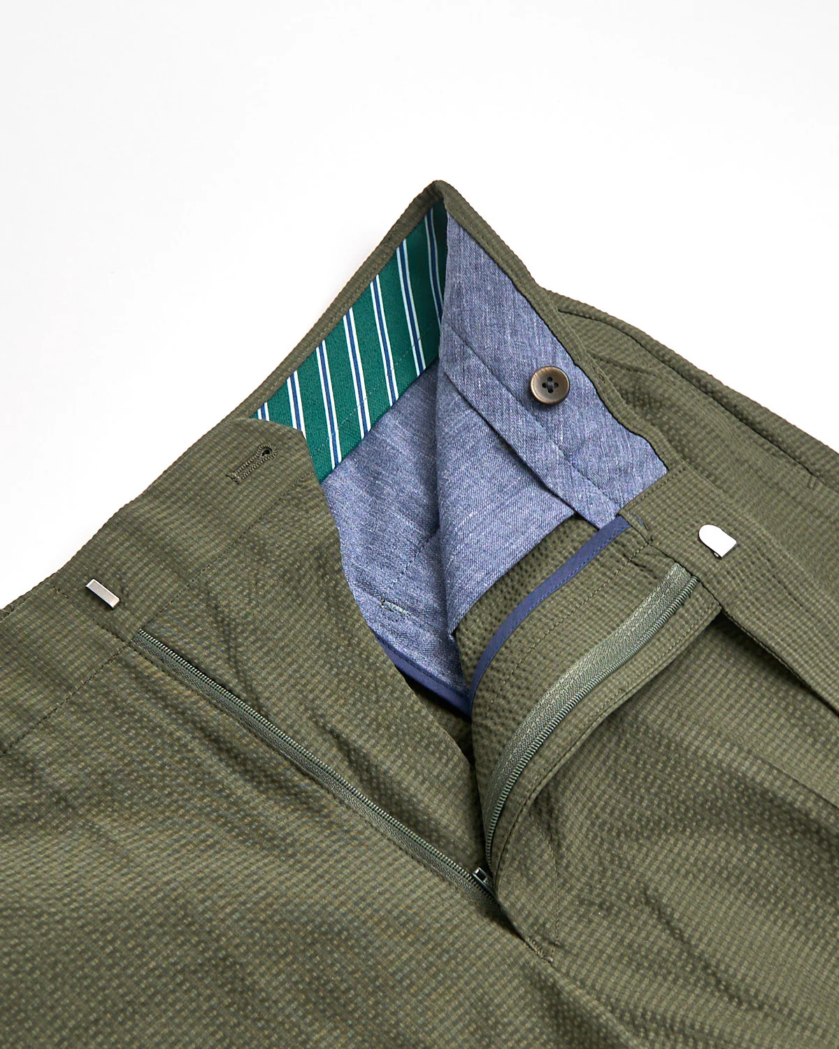 Light Weight Seersucker Tech Trousers - Image 3