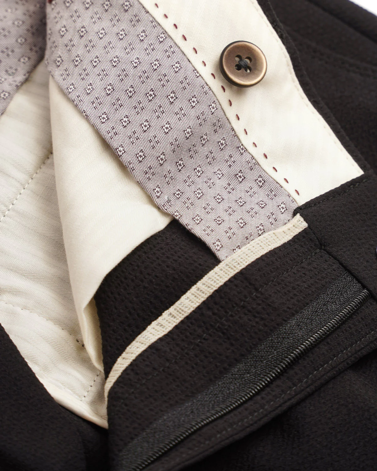 Lightweight Solid Seersucker Pants - Image 3