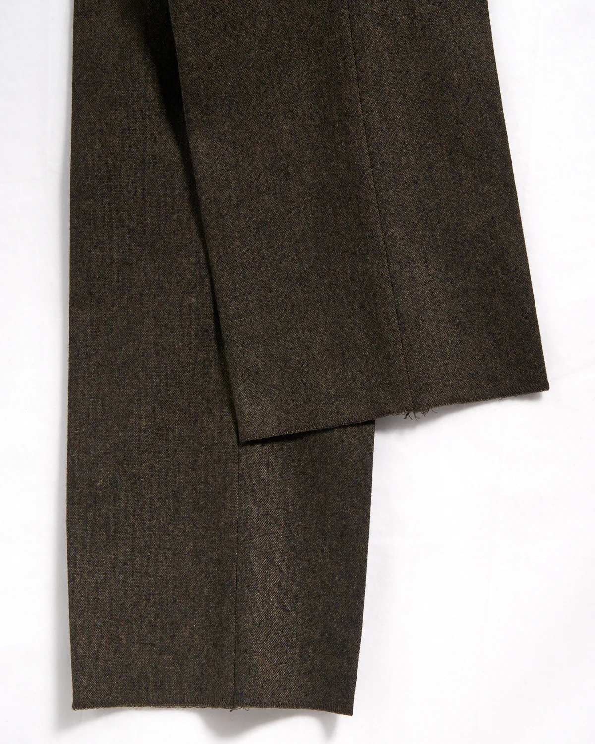Melange Homespun Wool Blend Double Pleated Dress Pant - Image 10