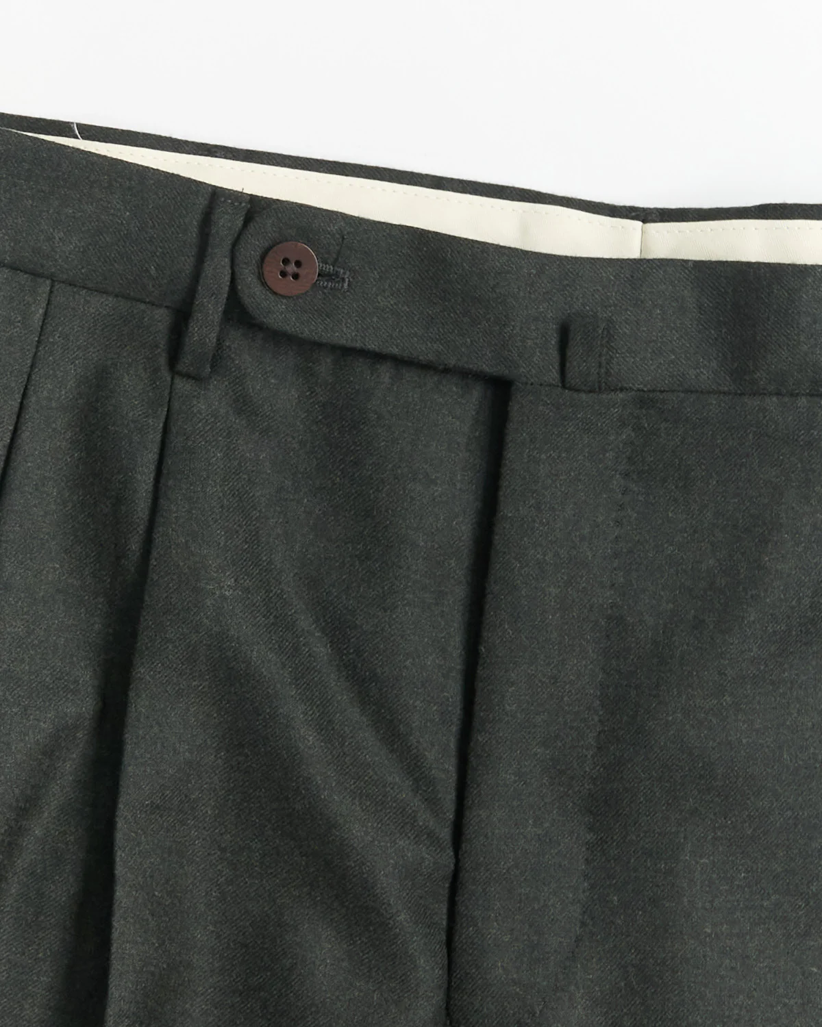 Pleated Super 100's Saxony Trousers - Image 10