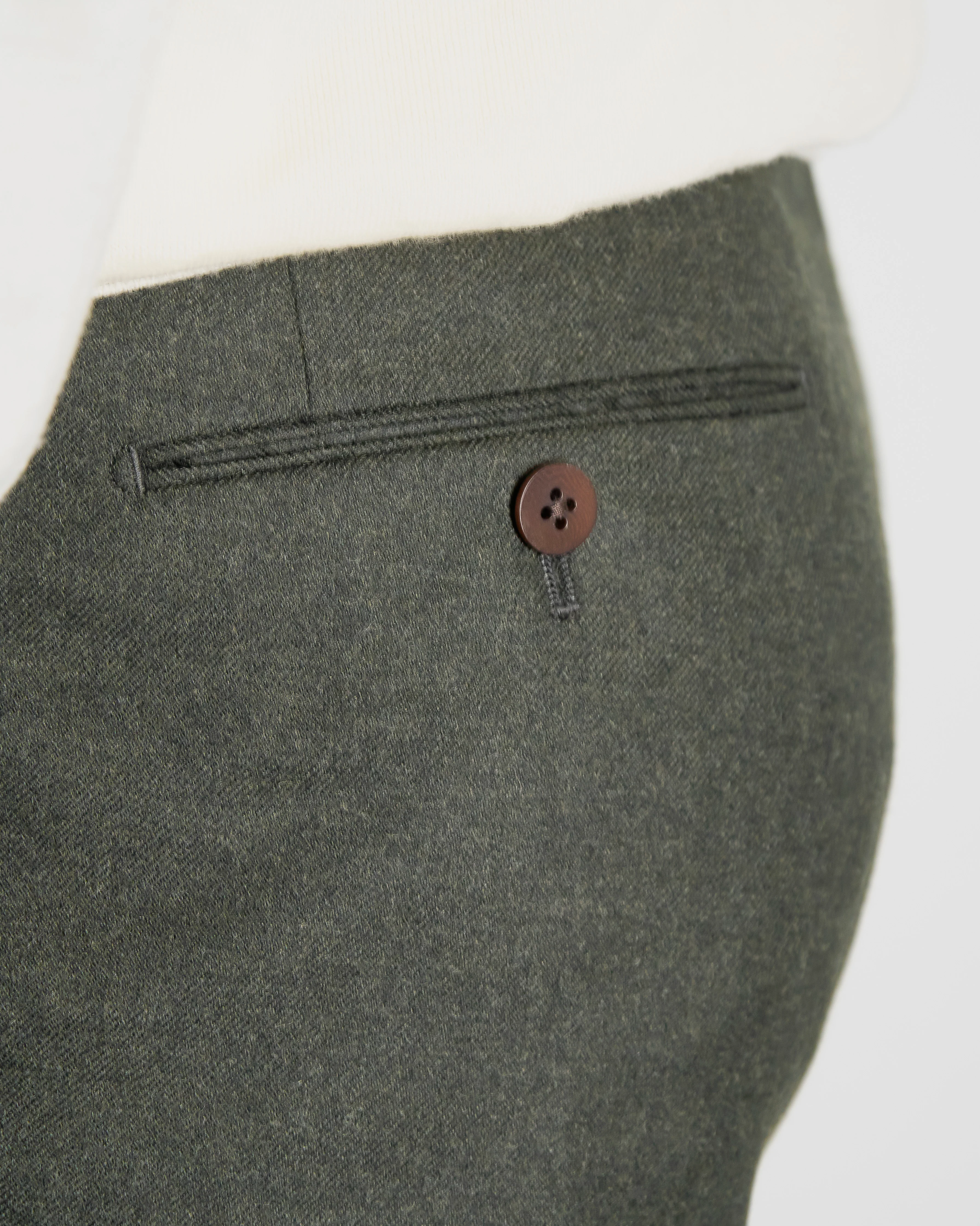 Pleated Super 100's Saxony Trousers - Image 12
