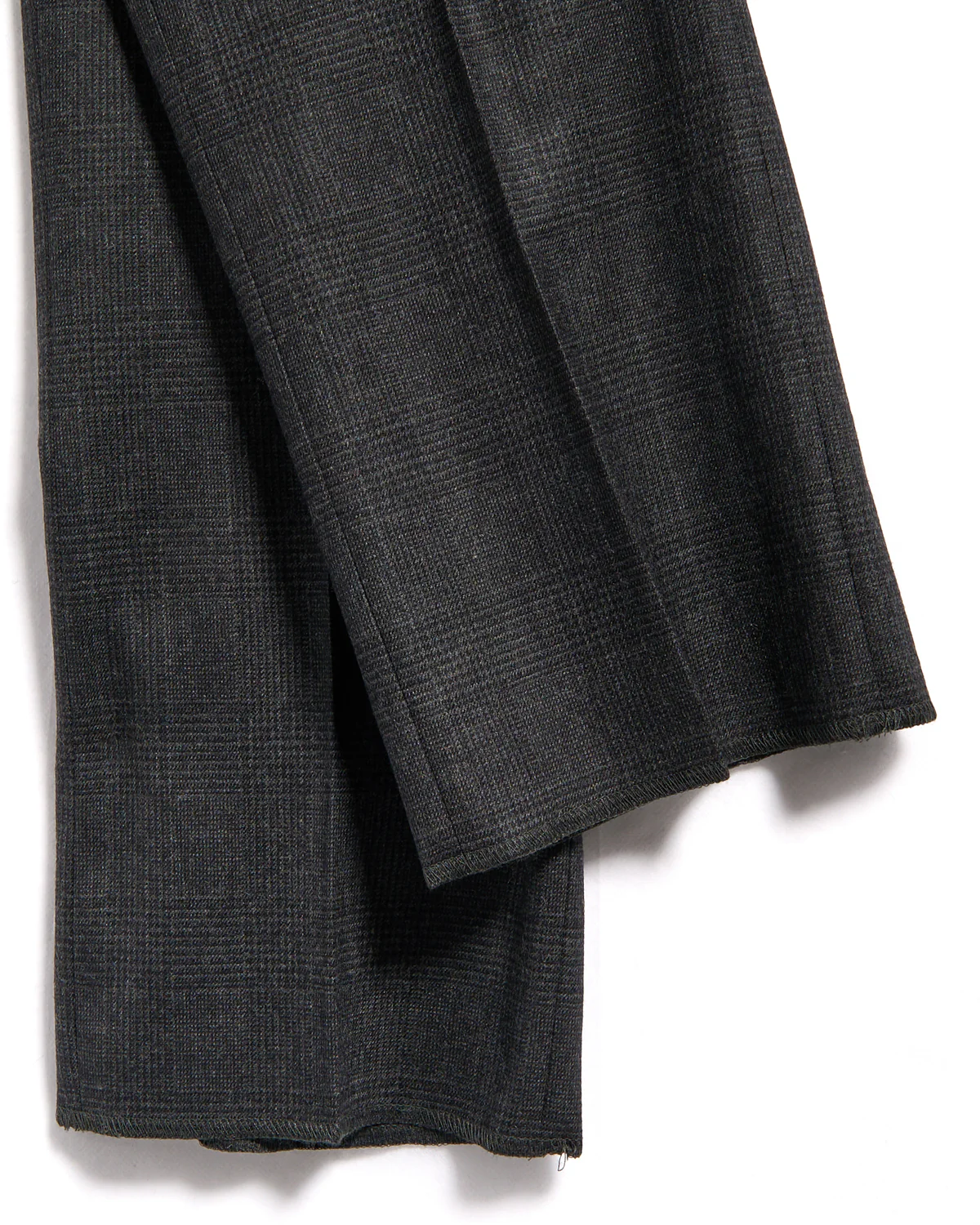 Prince Of Wales Super 120's Light Flannel Double Pleated Dress Pants - Image 9