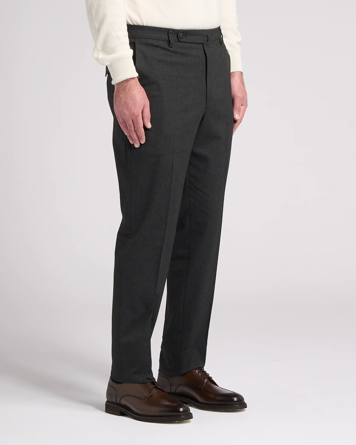 Stretch Oxford Washable Dressy Casual Pants - Image 3