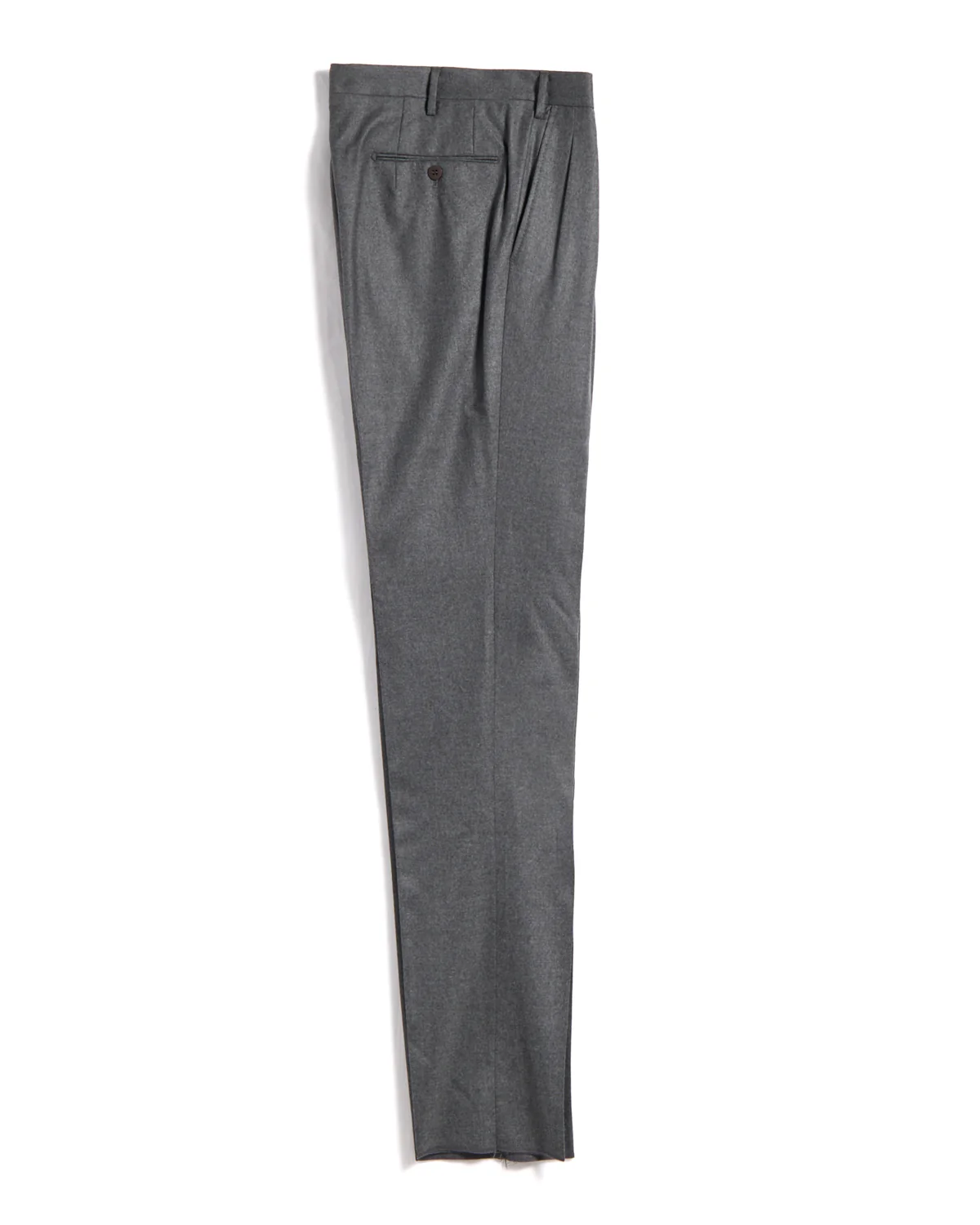 Super 120's Light Flannel Double Pleated Dress Pants - Image 6
