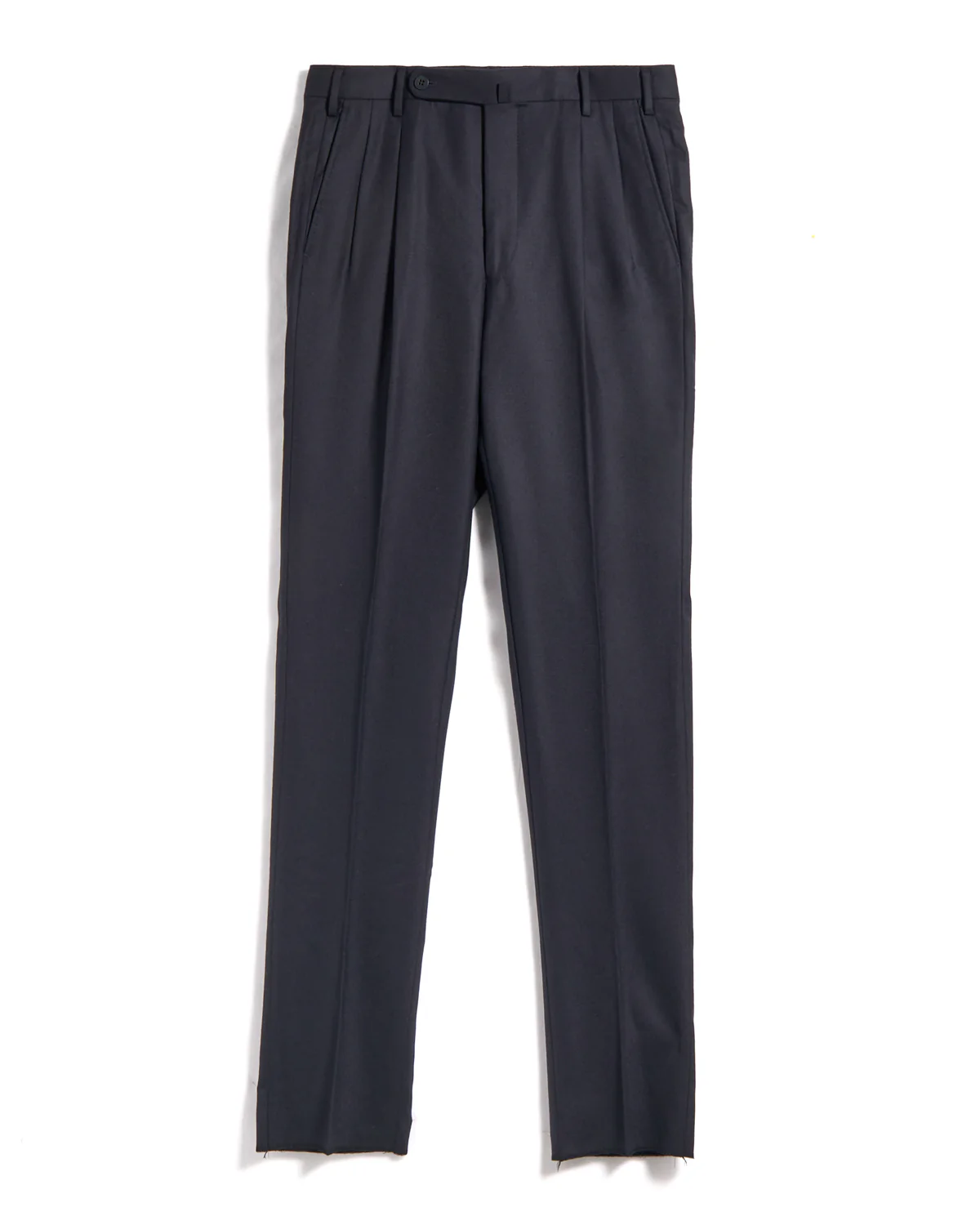 Super 120's Light Flannel Double Pleated Dress Pants - Image 5
