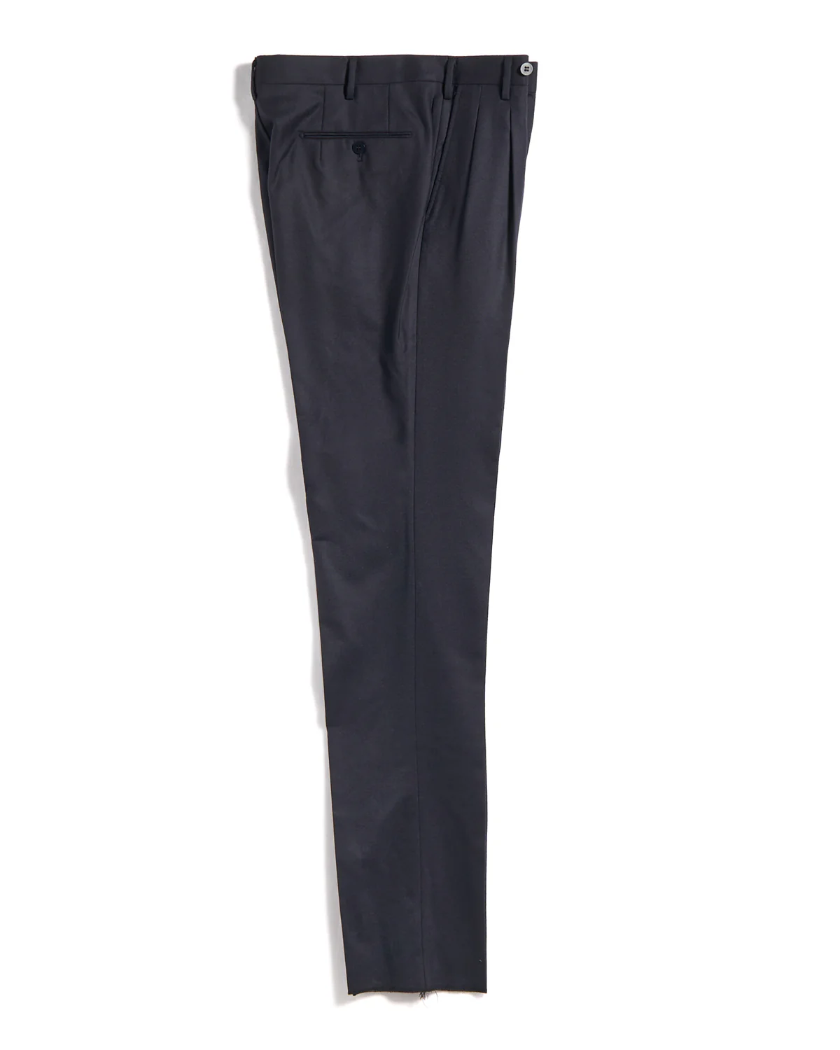 Super 120's Light Flannel Double Pleated Dress Pants - Image 6