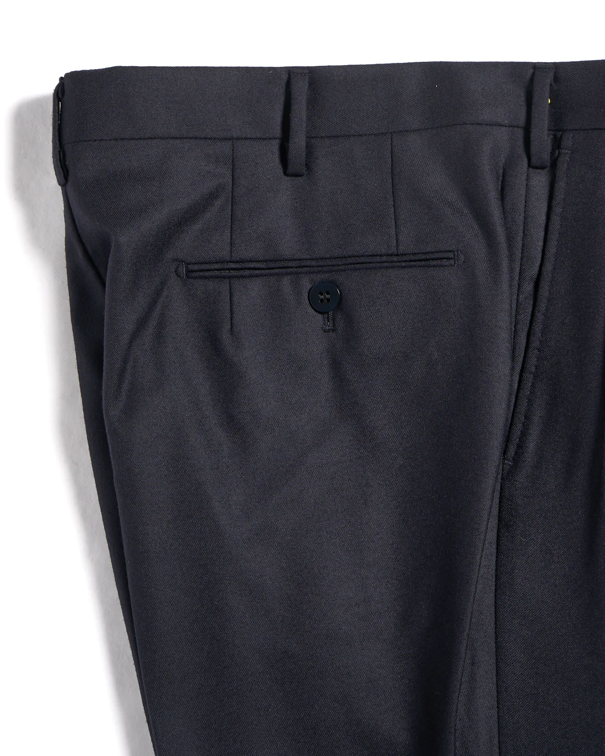 Super 120's Light Flannel Double Pleated Dress Pants - Image 8