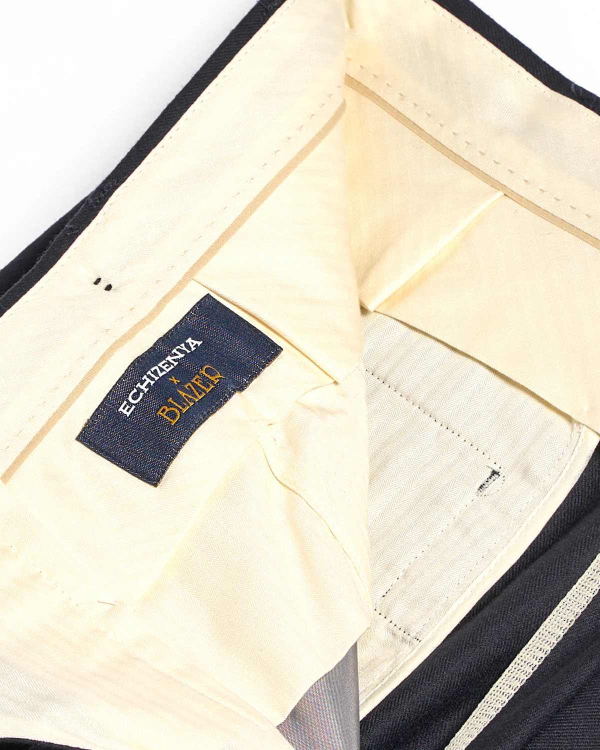 Super 120's Light Flannel Double Pleated Dress Pants - Image 9