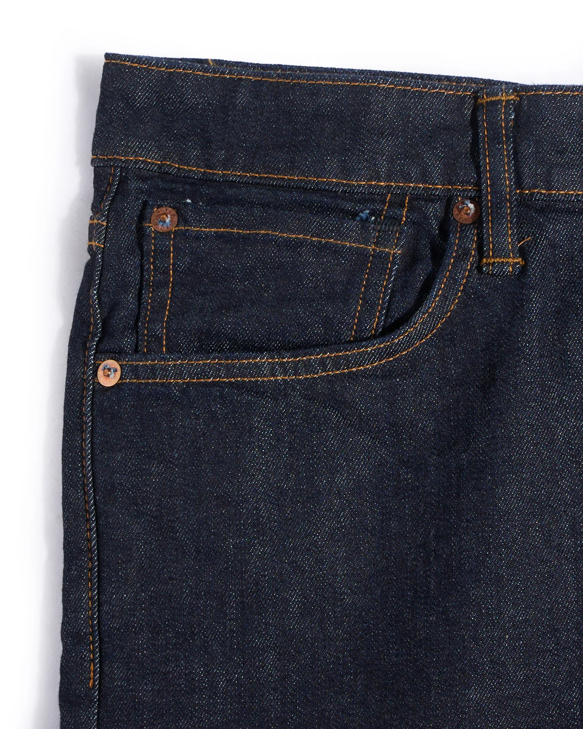 Made In Japan Regular Fit Aomori Stretch Rinsed Denim - Image 4