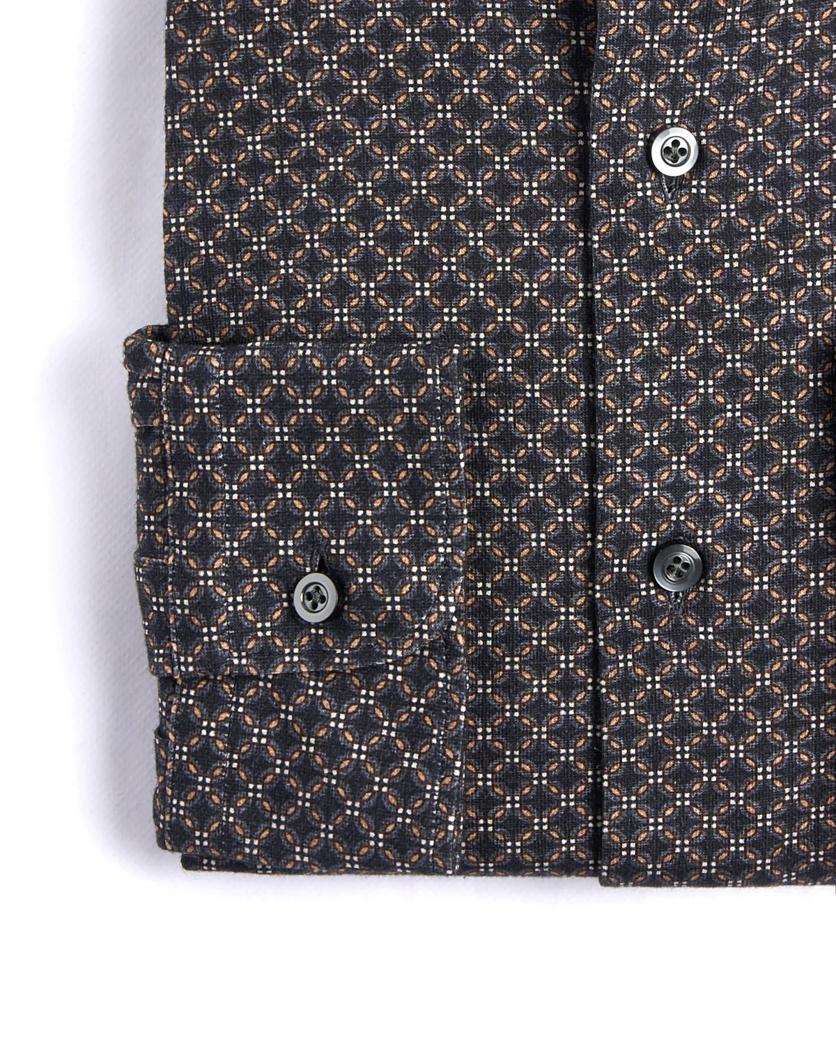 Diamond Pattern Modern Fit 4Flex Knit Shirt - Image 3