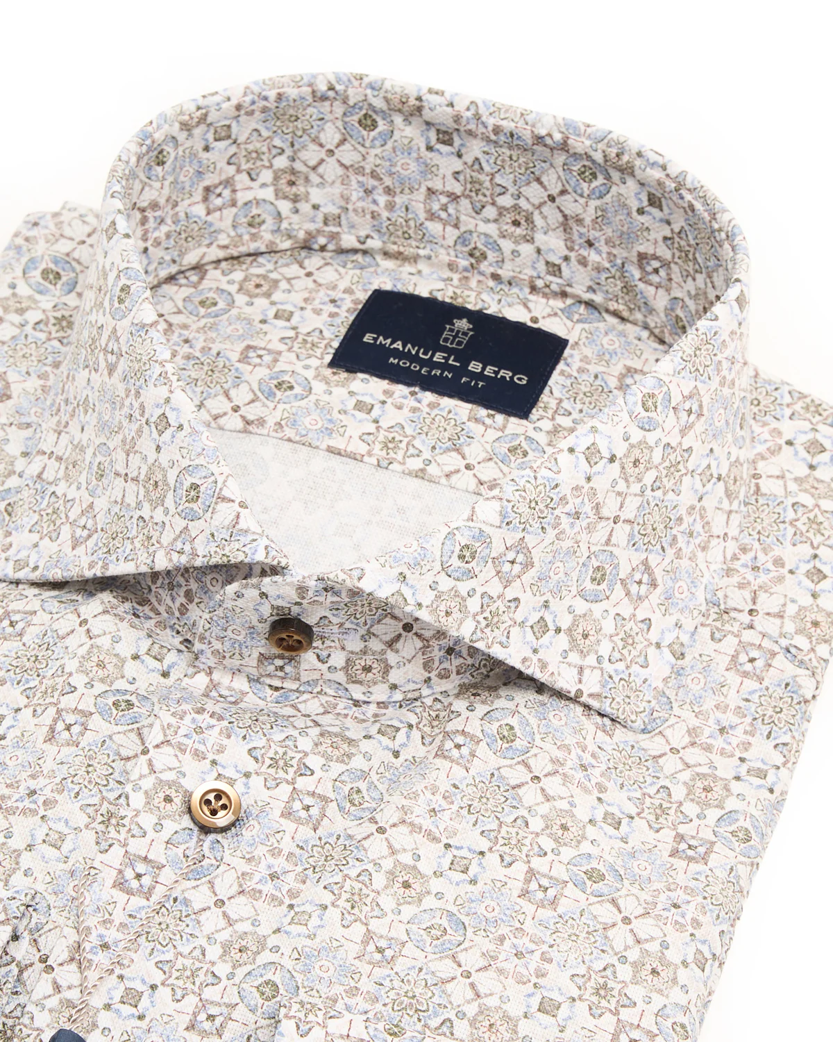 Medallion Print Modern Fit Shirt - Image 2