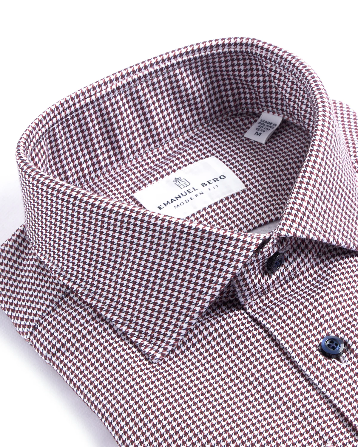 Mini Check Modern 4Flex Knit Shirt With Contrast - Image 2
