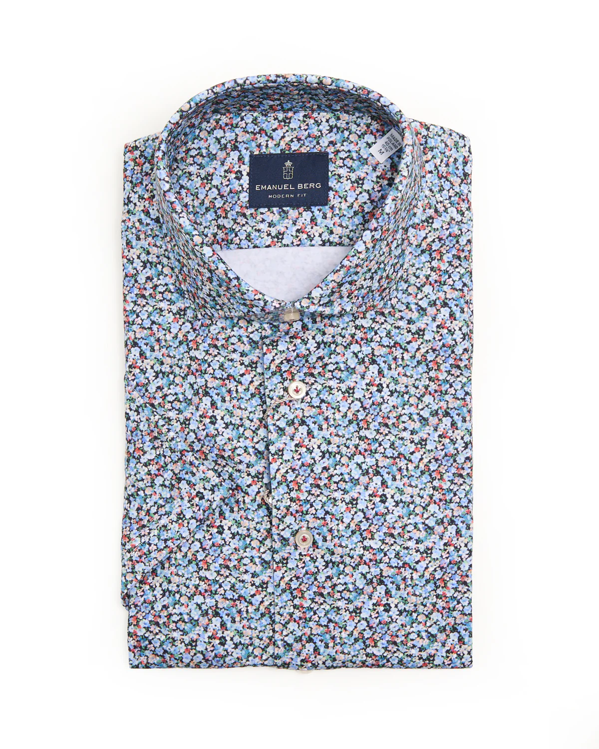 Modern 4Flex Floral Print S/S Knit Shirt