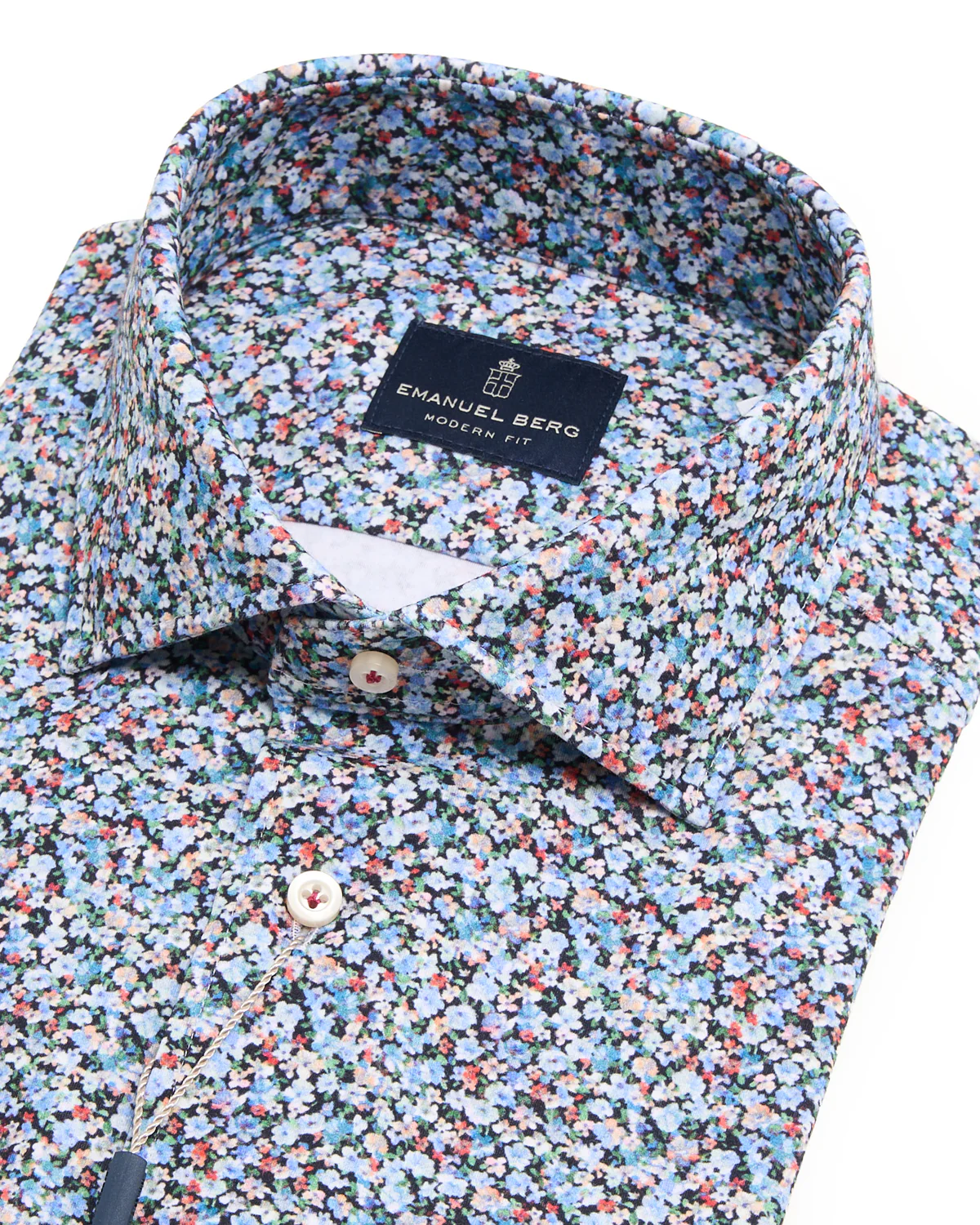 Modern 4Flex Floral Print S/S Knit Shirt - Image 2