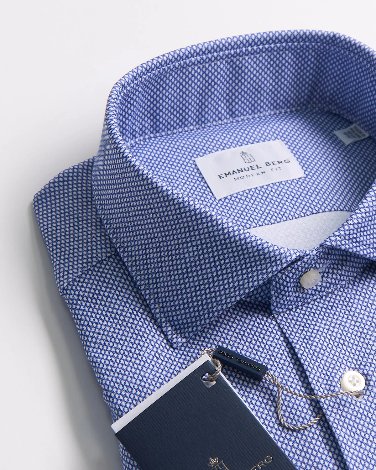 Modern Fit Albini '4 Flex' Neat Pattern Stretch Knit Dress Shirt - Image 4