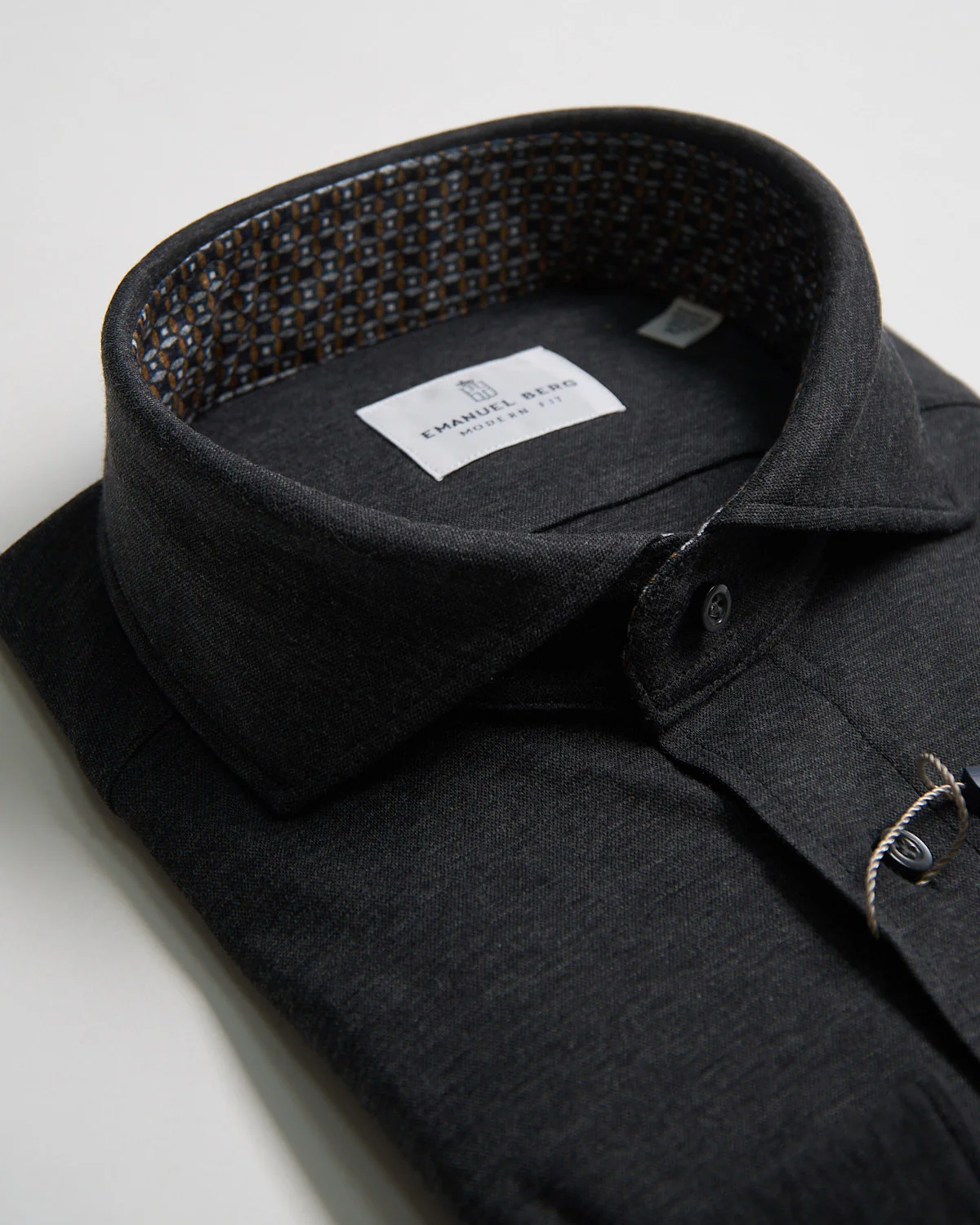 Modern Fit 'Premium Jersey' Heathered Stretch Knit Shirt - Image 3