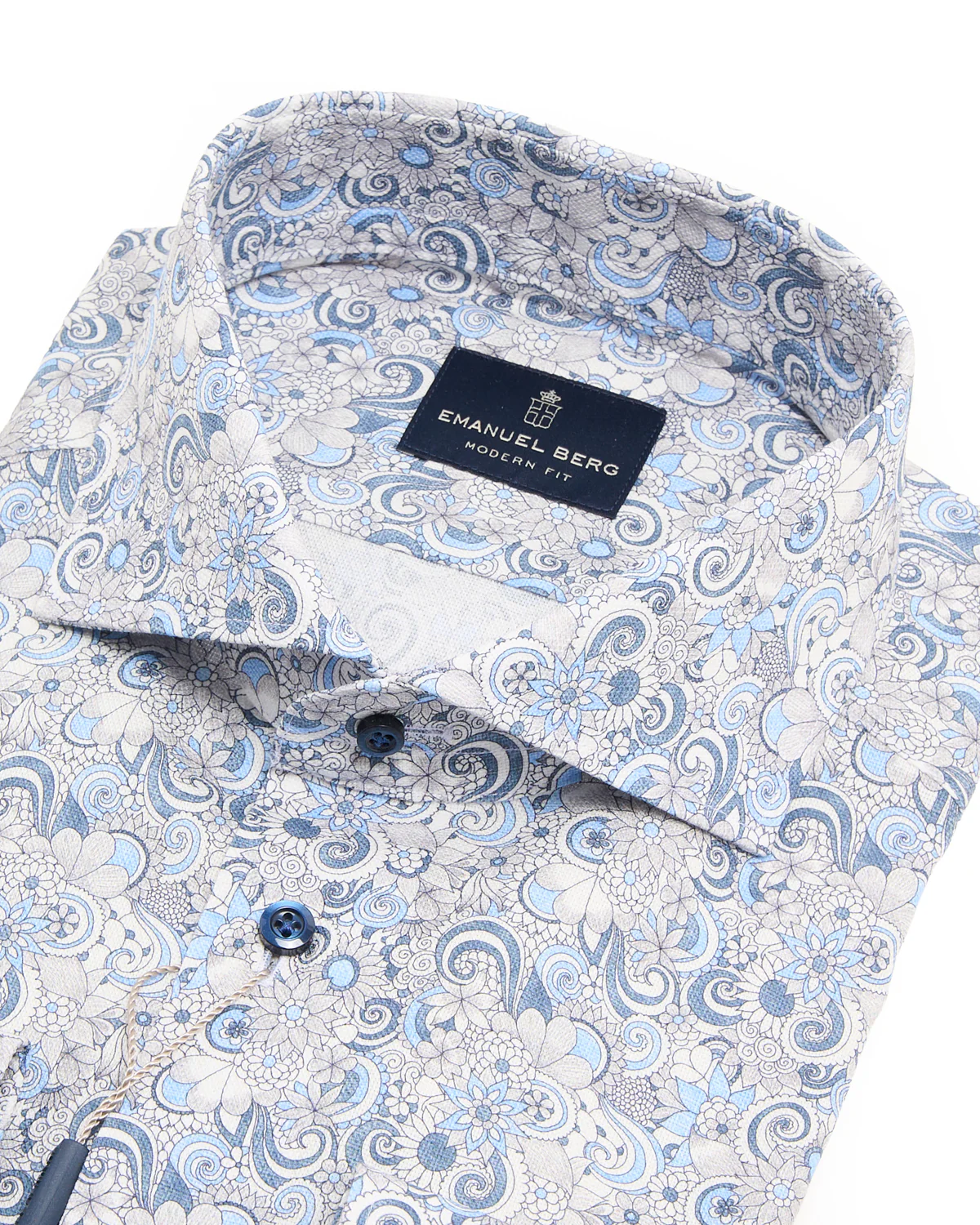 Paisley/Floral Print Modern Fit Shirt - Image 2