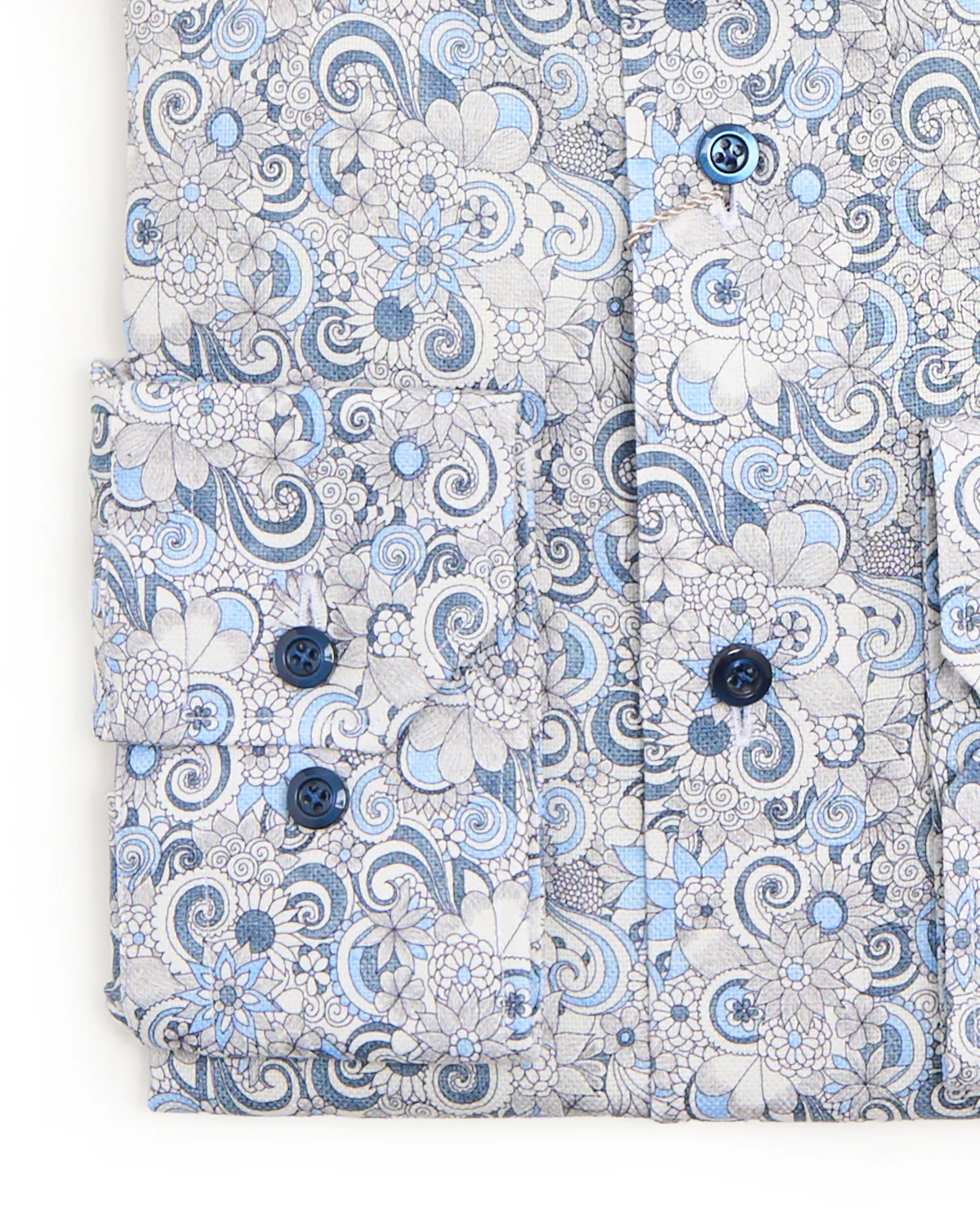 Paisley/Floral Print Modern Fit Shirt - Image 3