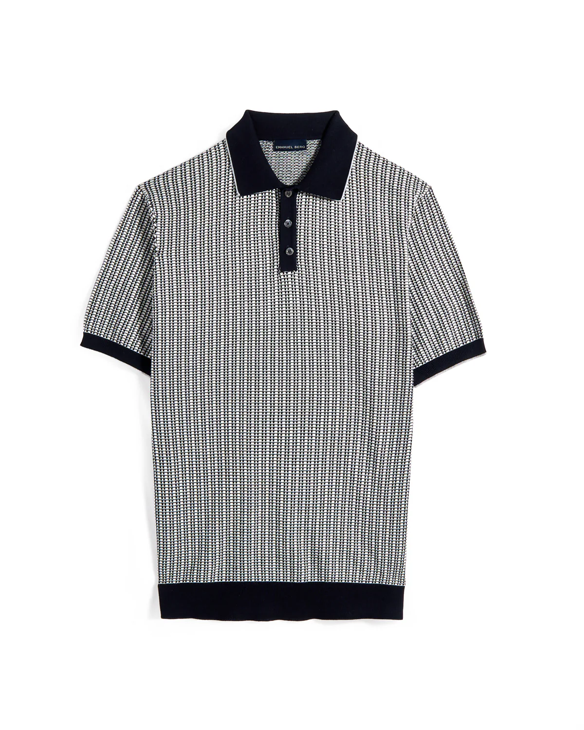 Short Sleeve Jacquard Polo