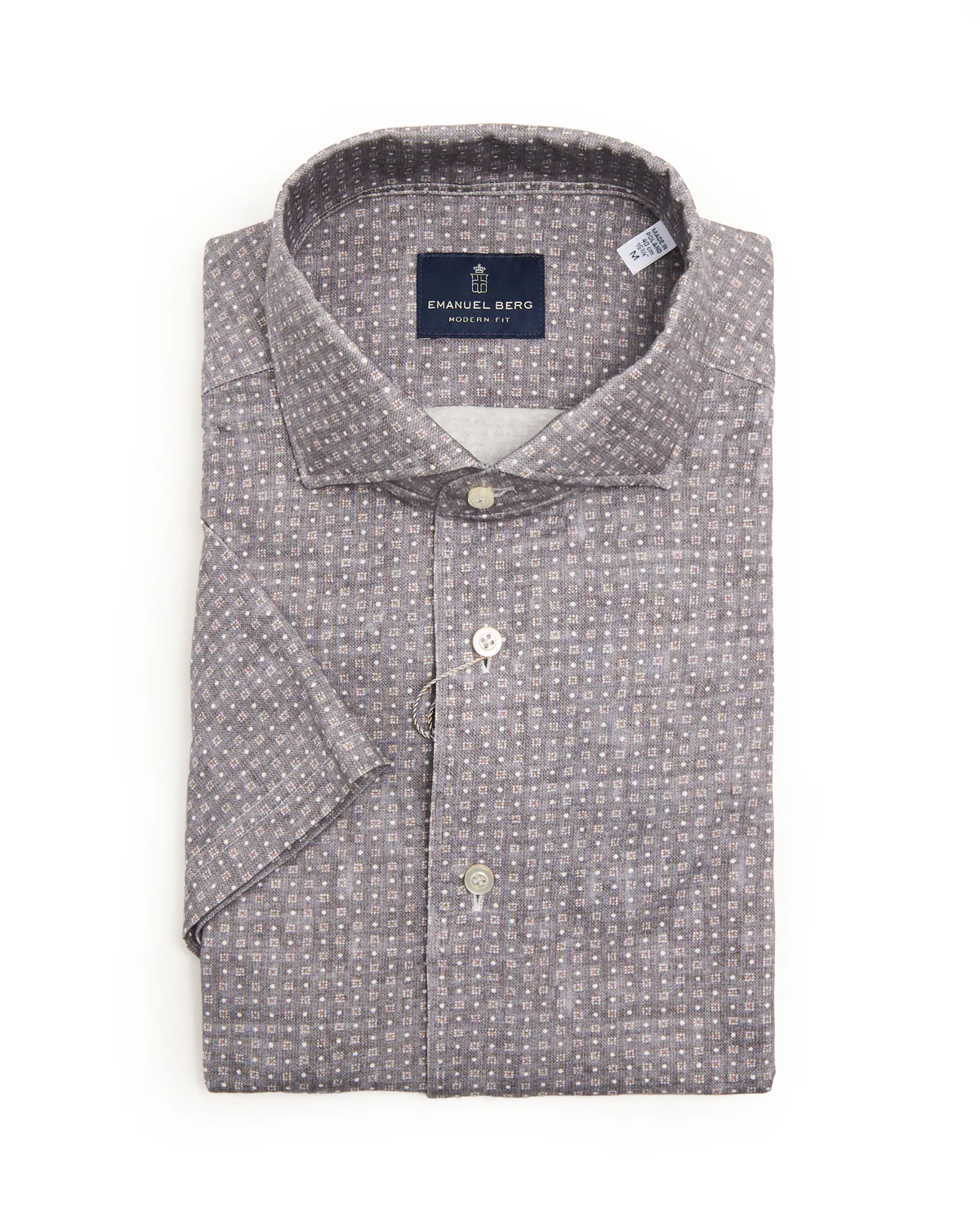 Short Sleeve Jersey Knit Modern Fit Shirt