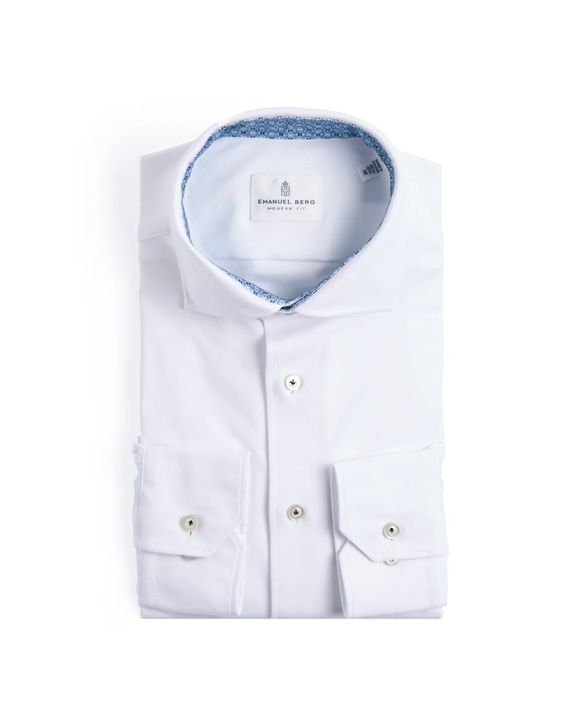 Solid Modern 4Flex Knit Shirt With Contrast
