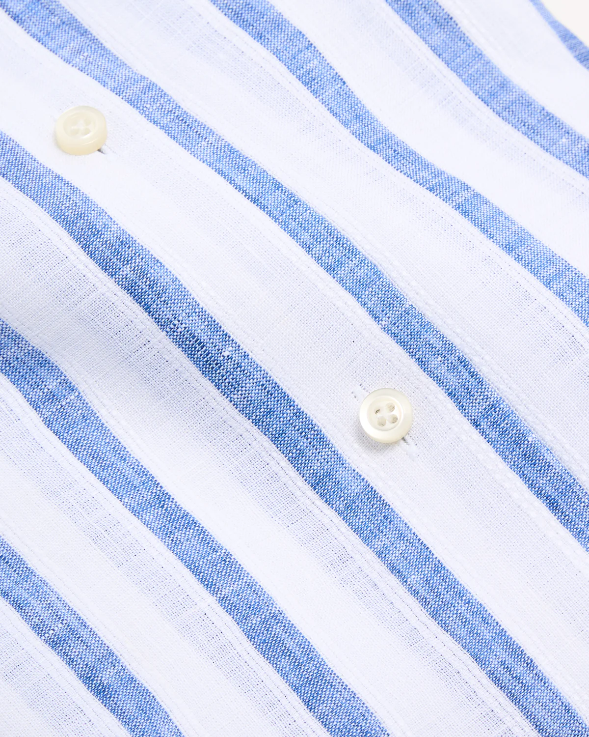 Striped Linen Modern Fit Shirt - Image 4