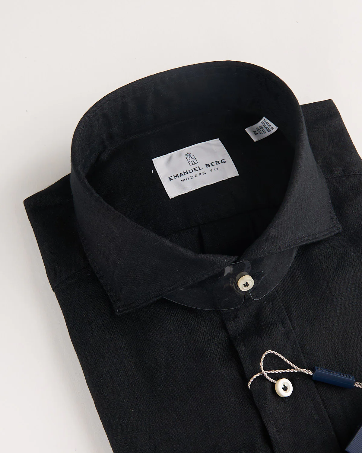 Washed Solid Luxe Linen Casual Sartorial Shirt - Image 2