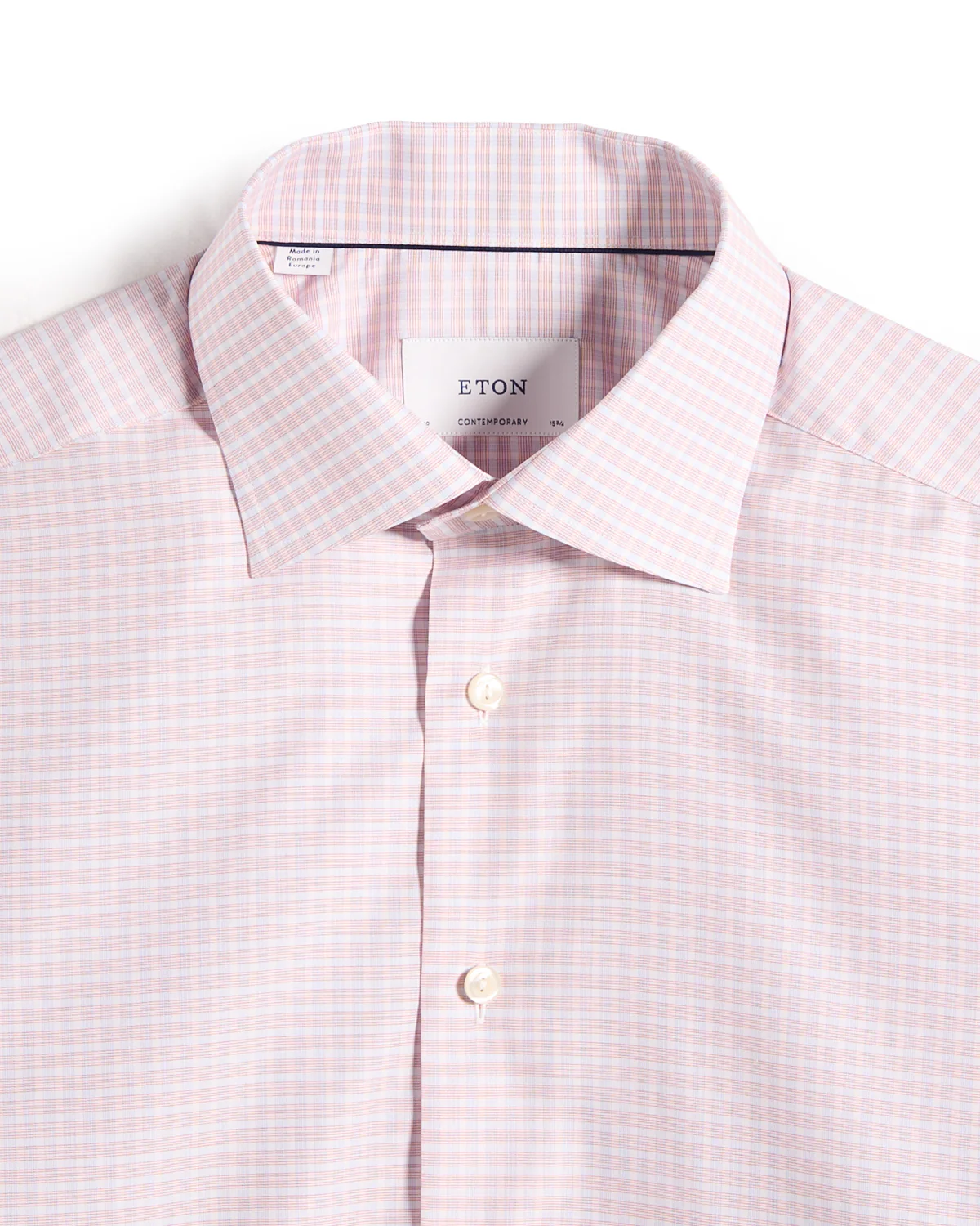 Check Fine Twill Contemporary Shirt - Image 2