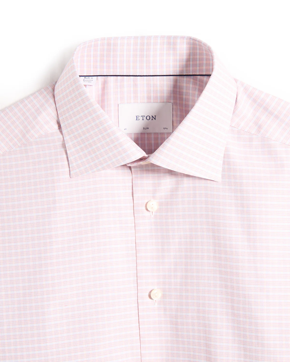 Check Fine Twill Slim Shirt - Image 2