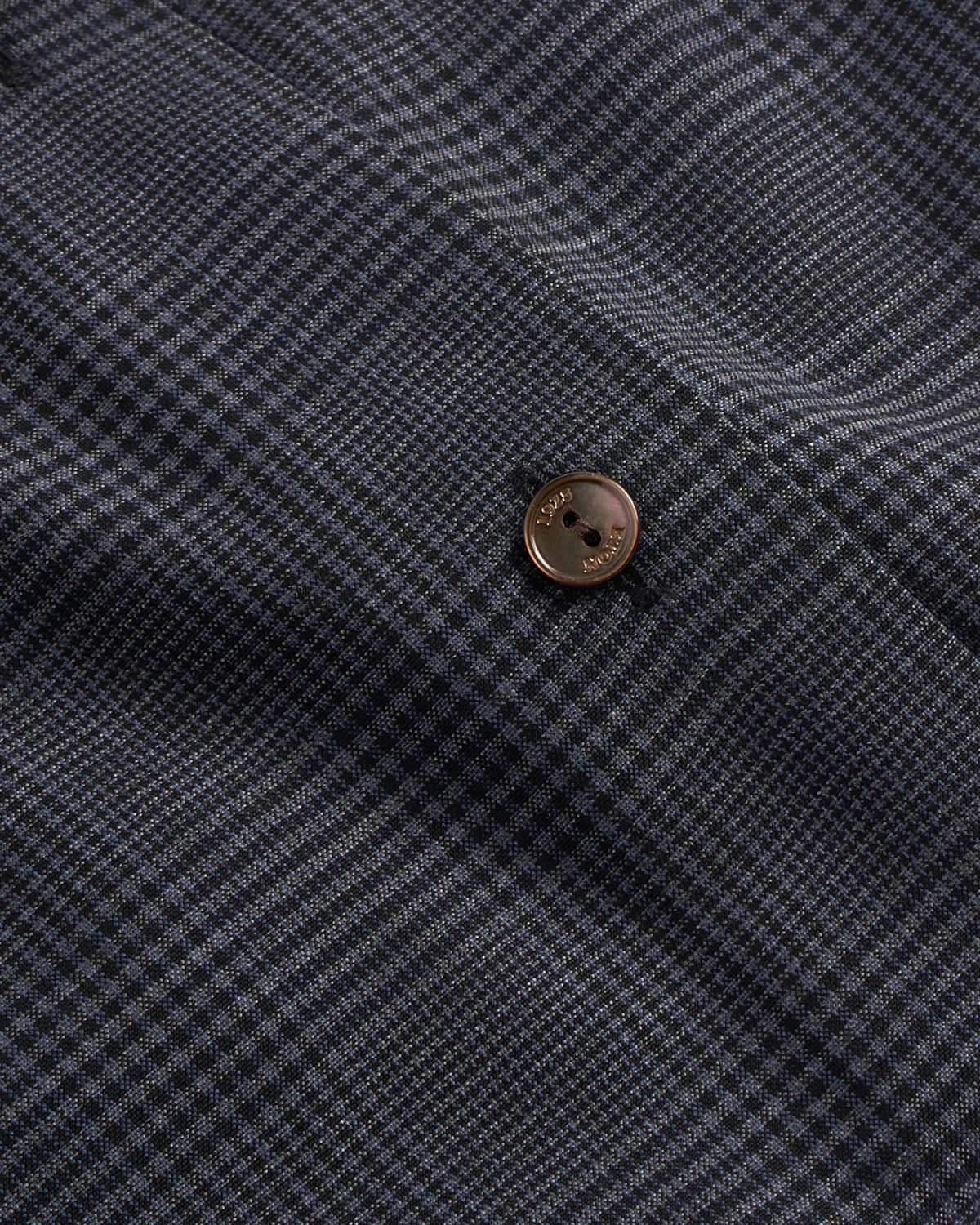 Check Merino Wide Spread Shirt - Contemporary Fit - Image 4