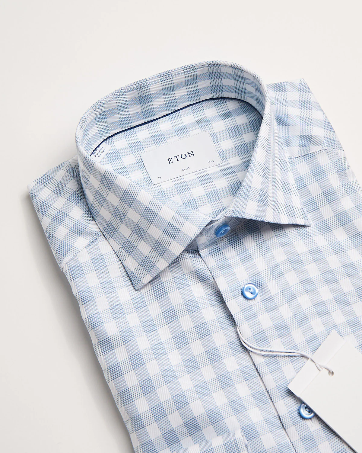 Check Slim Signature Twill Shirt - Image 2