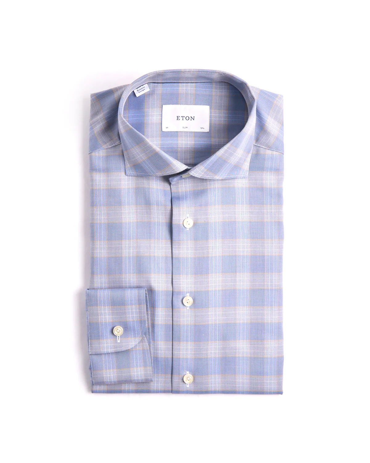 Check Twill Slim Shirt