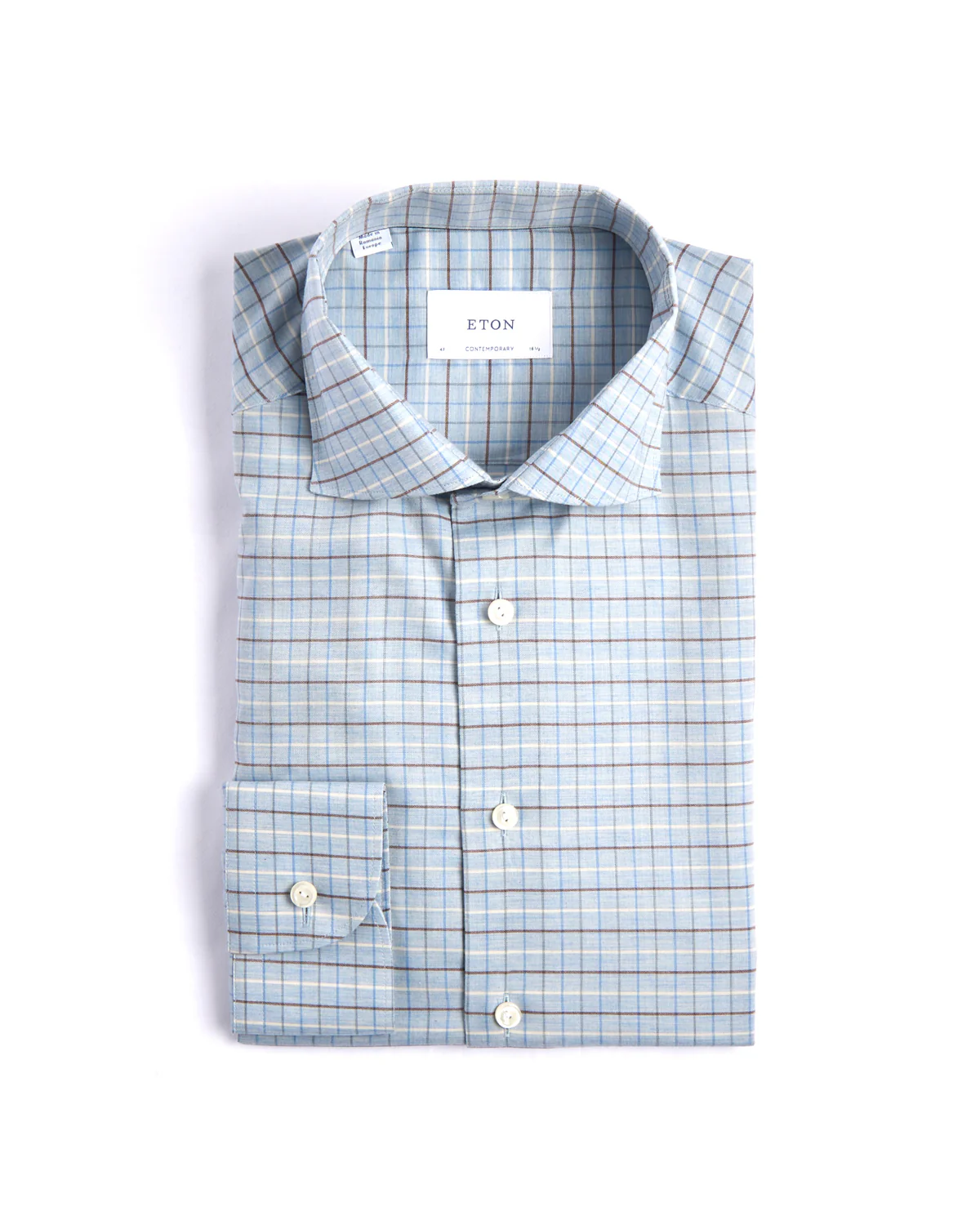 Contemporary Check Flannel Shirt