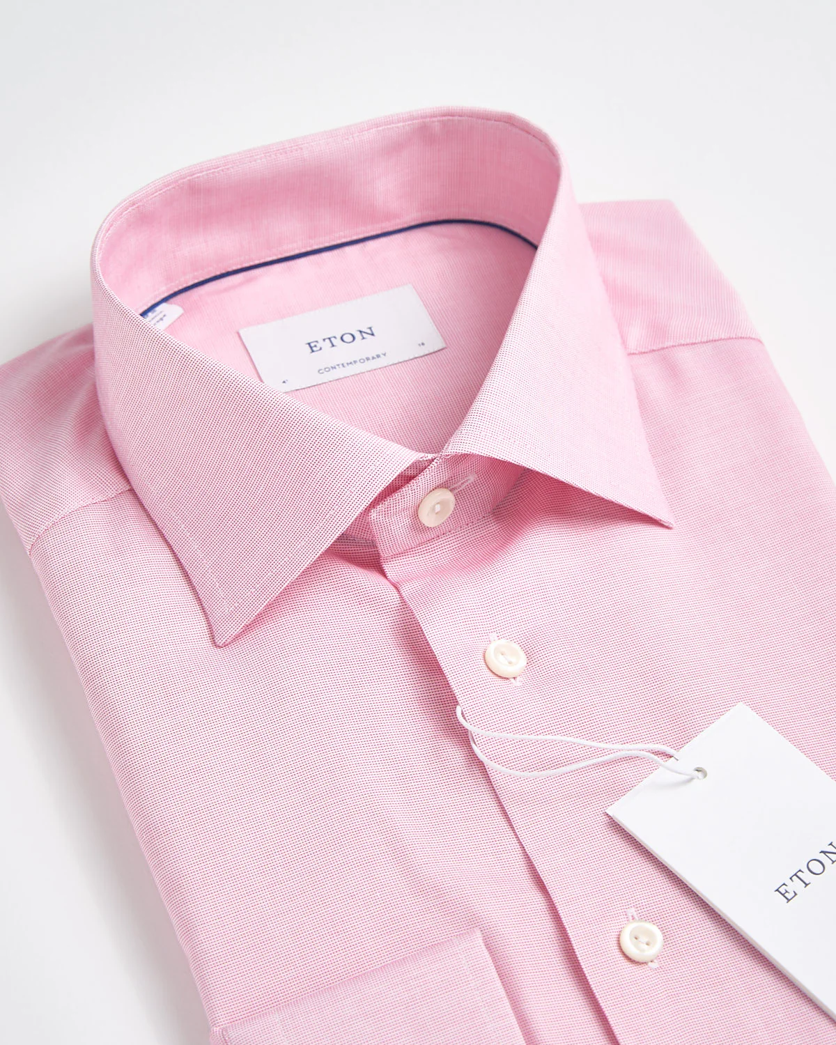 Contemporary Pink Solid Wrinkle Free Oxford - Image 4
