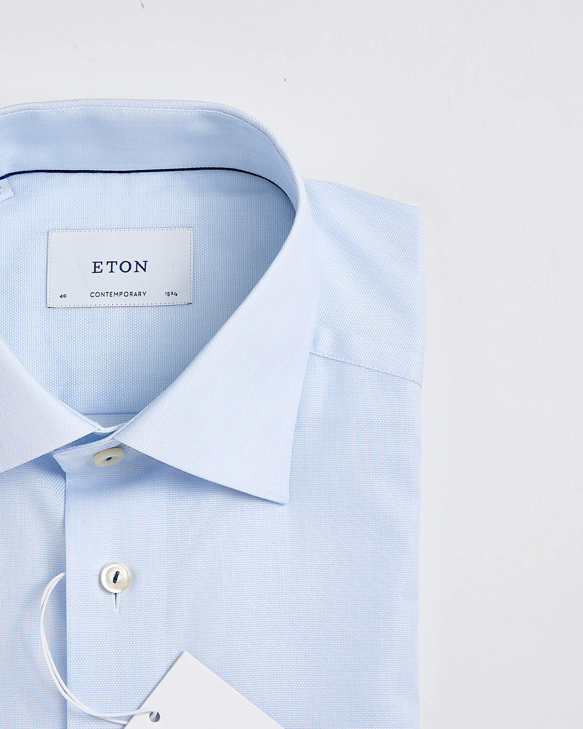 Cotton & Tencel Solid Contemporary Shirt - Image 2