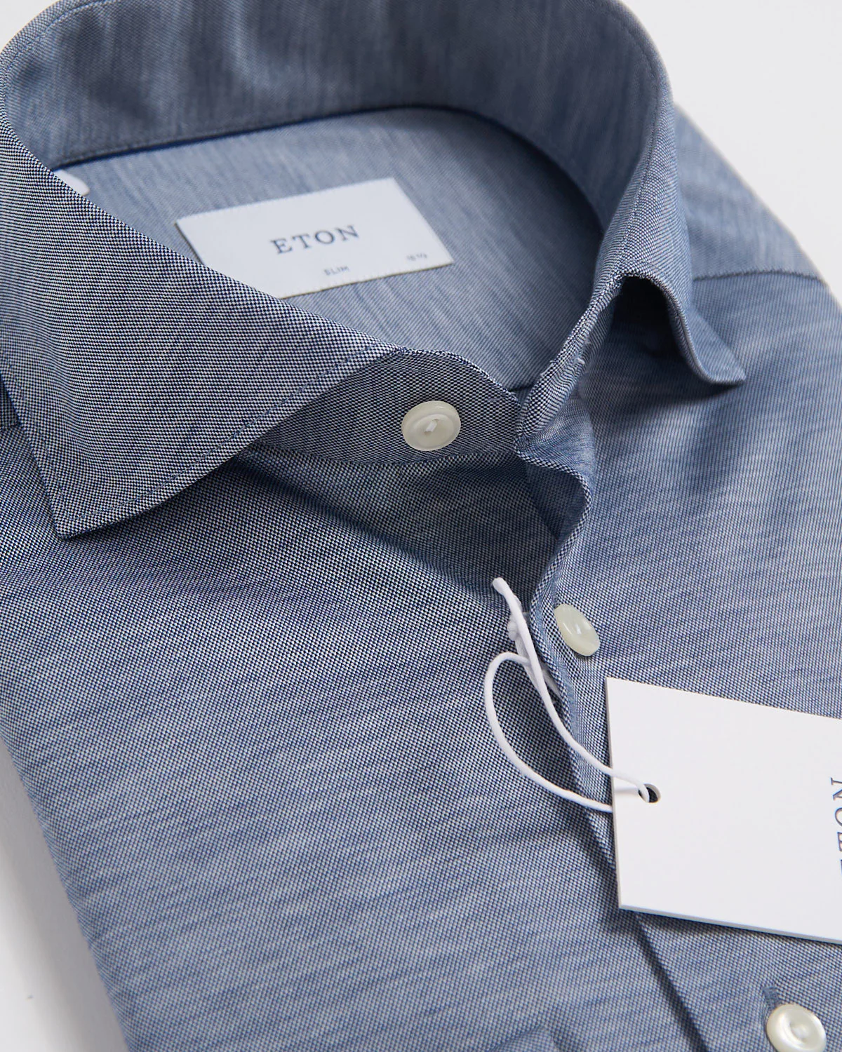 Dark Blue Filo Di Scozia Oxford Shirt - Image 4