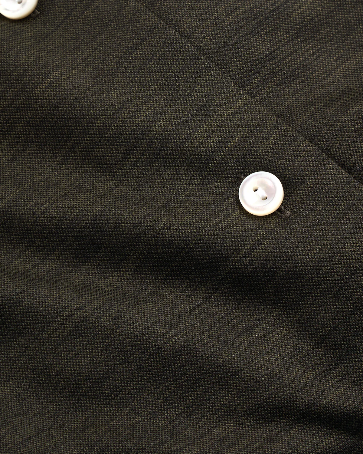 Dark Green Merino Slim Jersey Shirt - Image 4