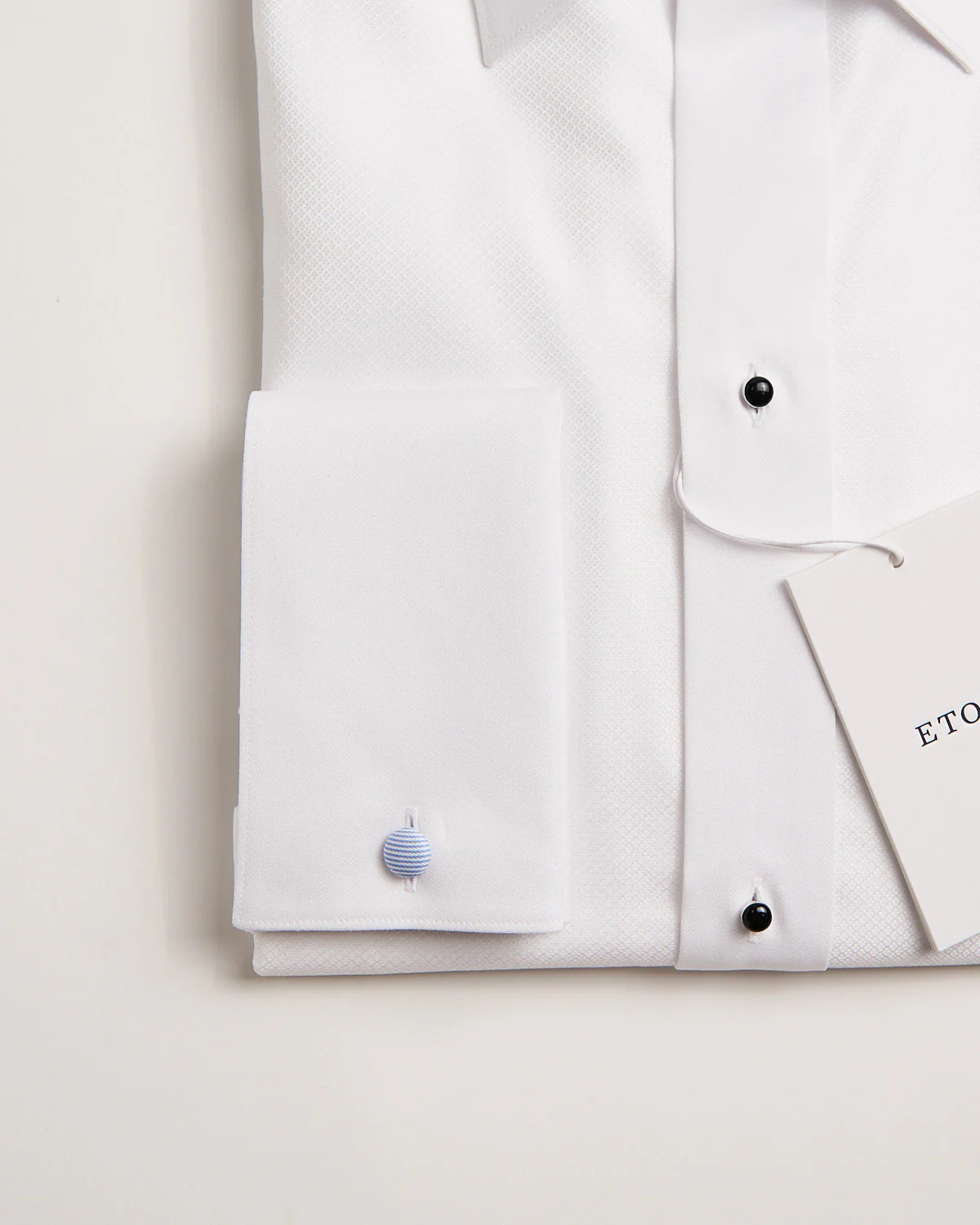Dobby Bib-Front Slim Formal Shirt - Image 3