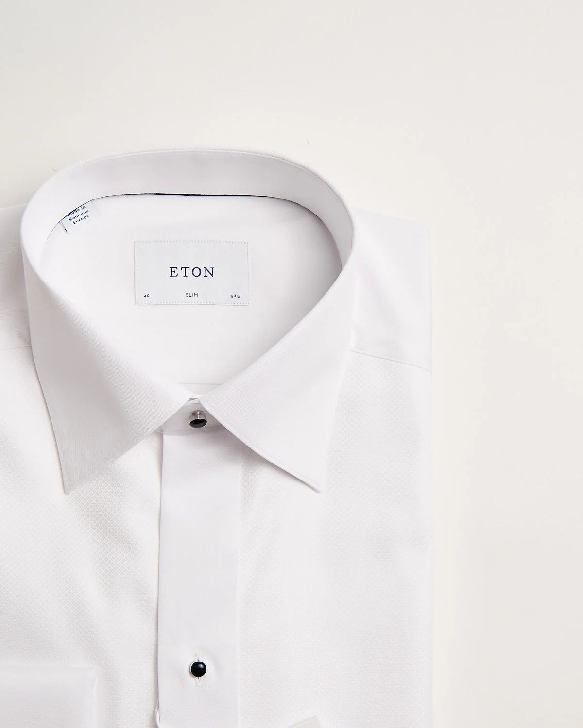 Dobby Bib-Front Slim Formal Shirt - Image 4