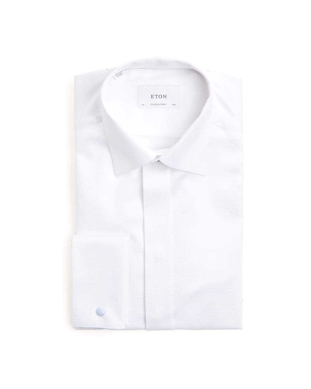 Dobby Fly Front Contemporary Formal Shirt