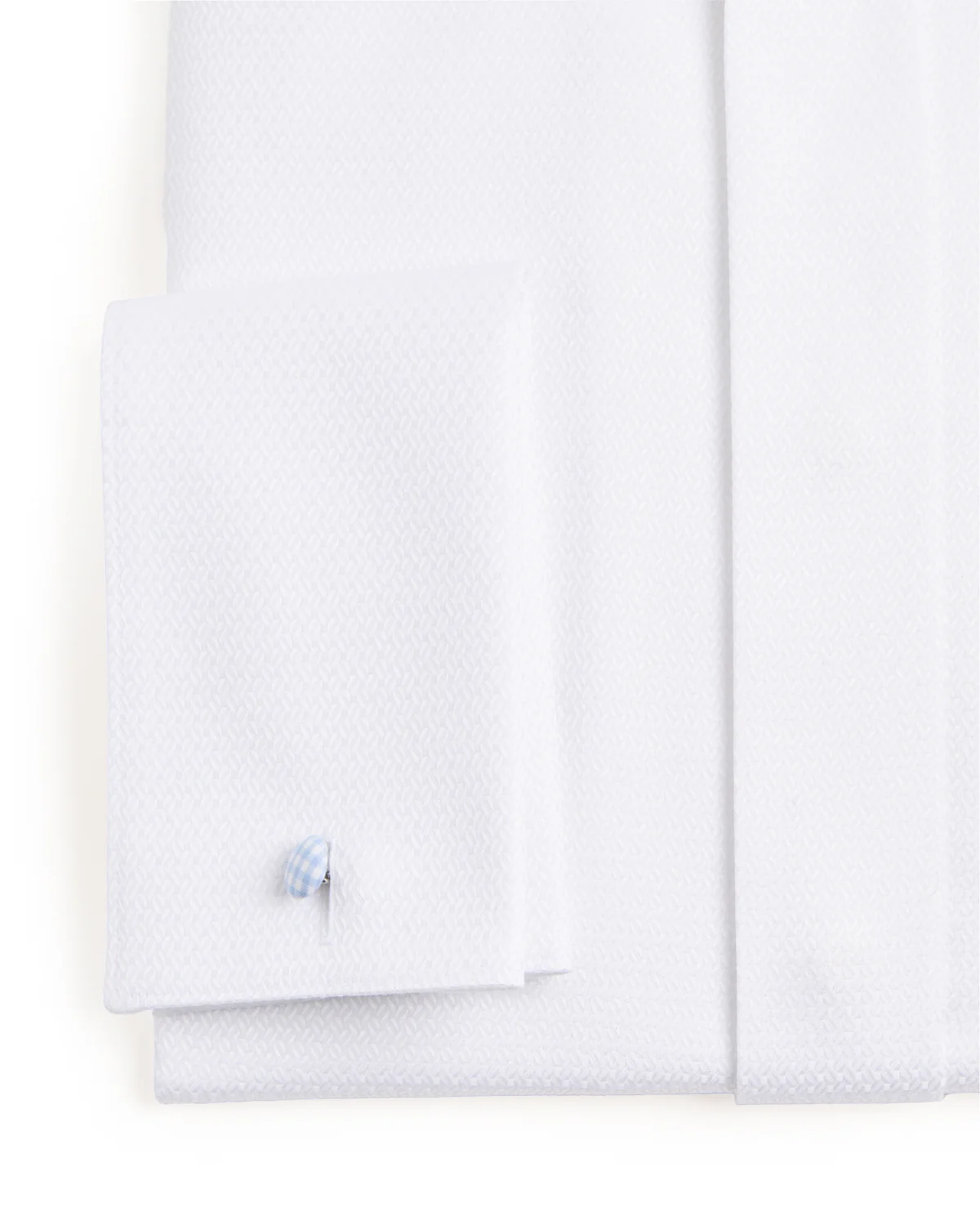 Dobby Fly Front Slim Formal Shirt - Image 3